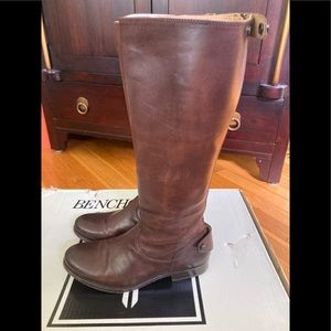 Frye Melissa Button Back Zip Leather Riding Boot